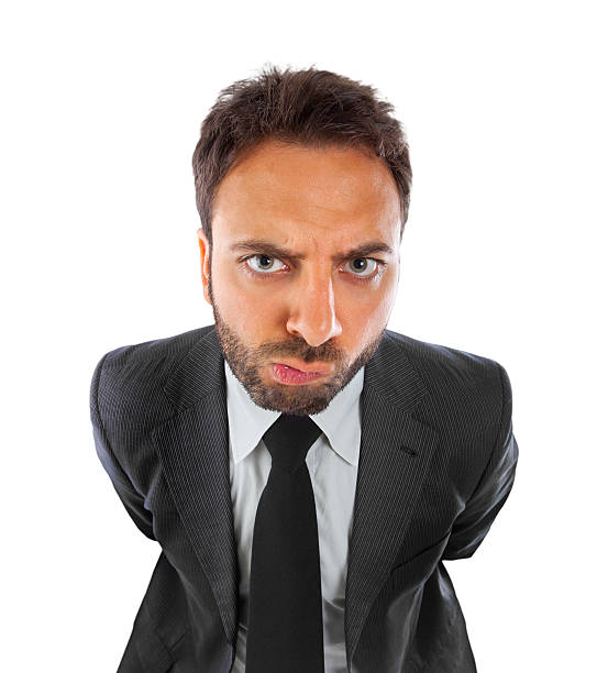istock Young businessman with expression of indecision 476986421