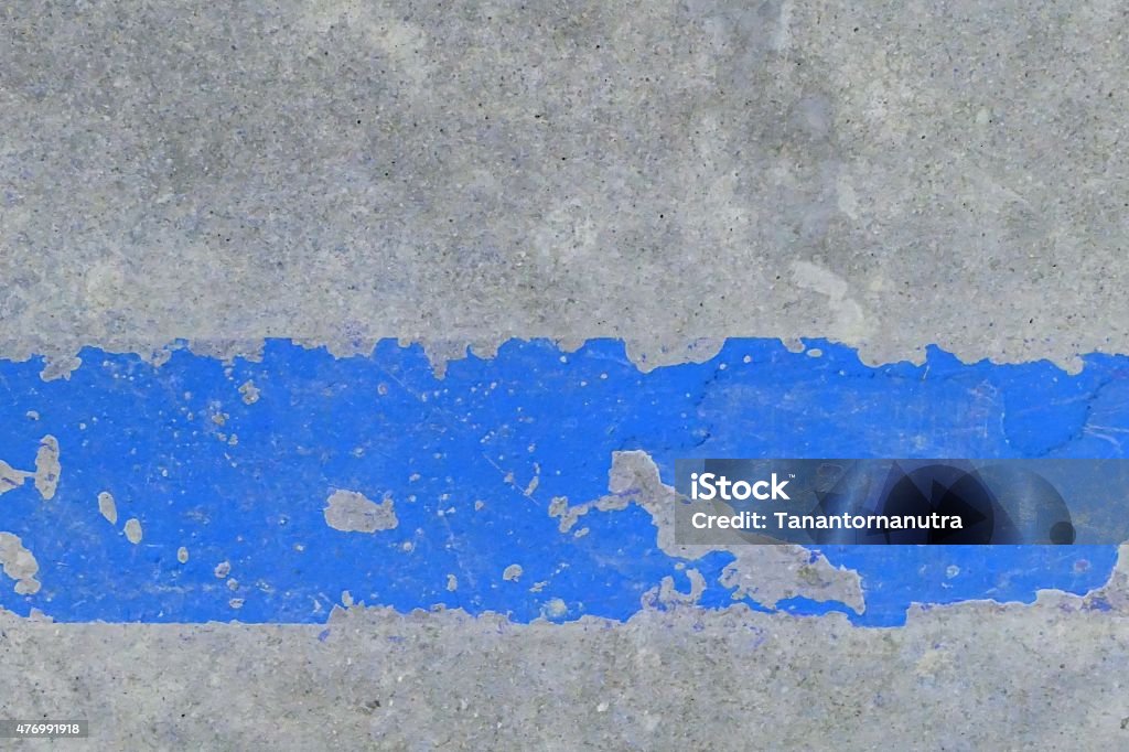 abstract blue line abstract blue line on the concrete floor 2015 Stock Photo