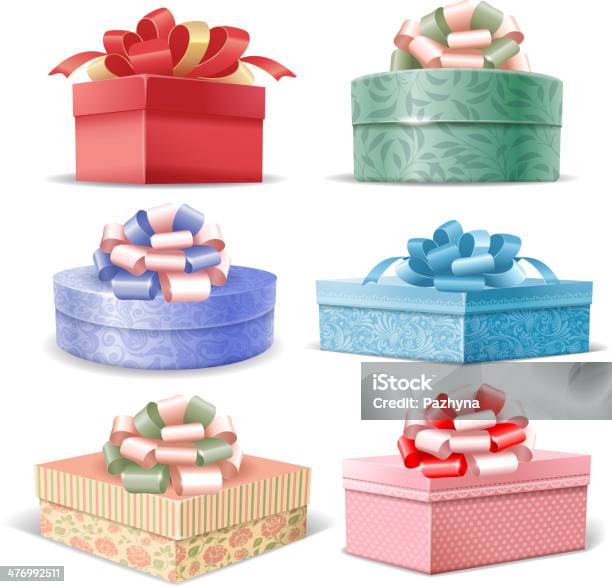 Gift Boxes Stock Illustration - Download Image Now - Birthday, Birthday Present, Blue