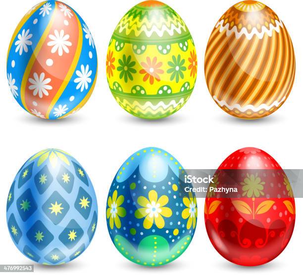 Easter Eggs Stock Illustration - Download Image Now - Animal Egg, Animal Markings, April