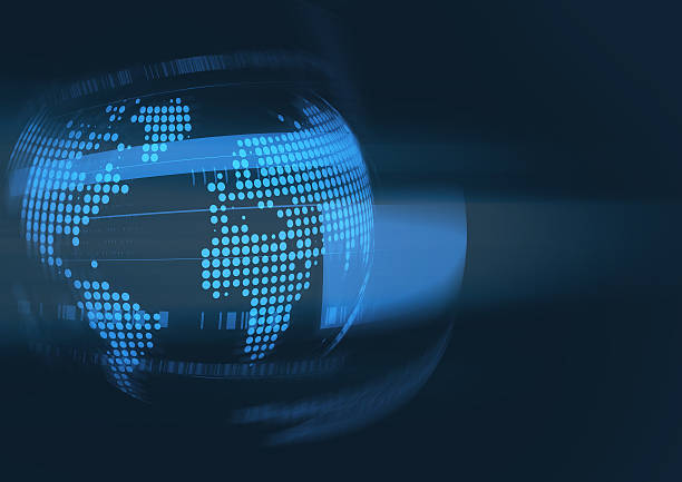 istock Abstract futuristic global background 476994438