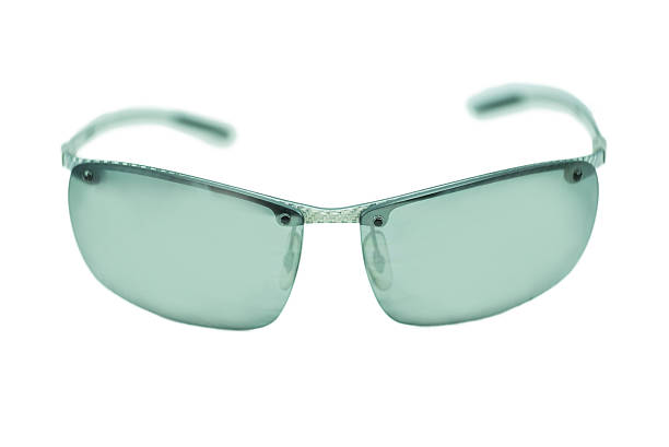 istock Carbon fiber  sun glasses isolated on white. 476995824