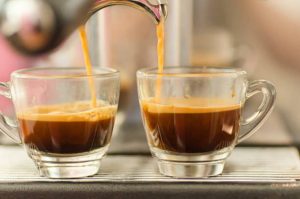 istock Two cups of hot coffee 476996064