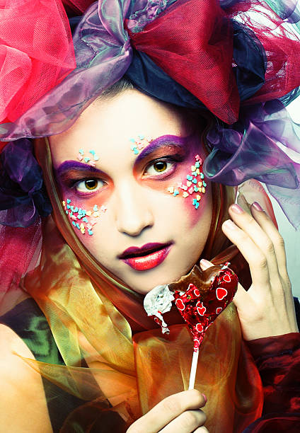 istock Young woman with chocolate 476997459