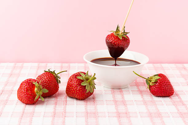 istock strawberries with chocolate topping 476999588