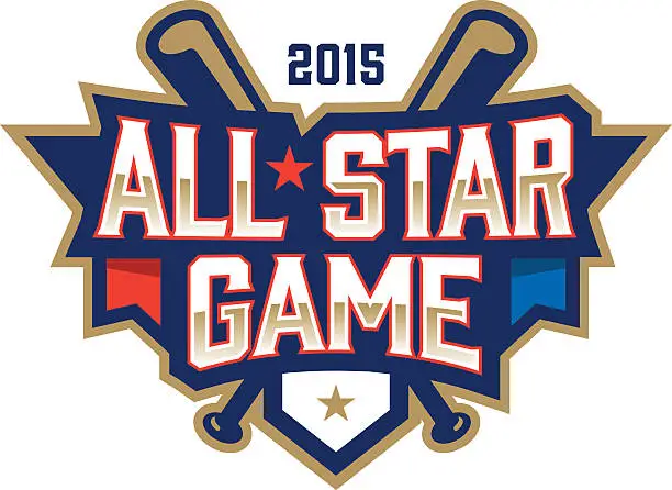 Vector illustration of All-Star Game