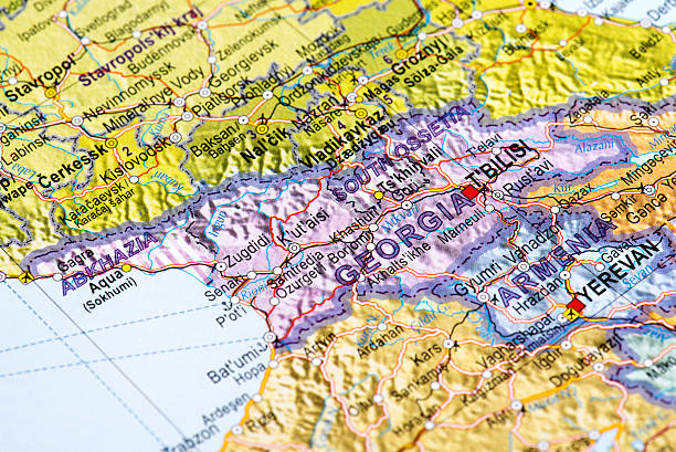 istock Map of Georgia with Armenia 476999978