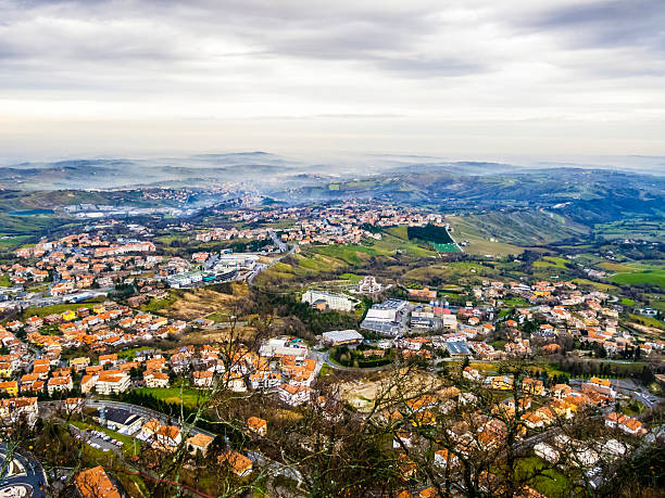 istock Panoramic view of mountains of San Marino 477001750