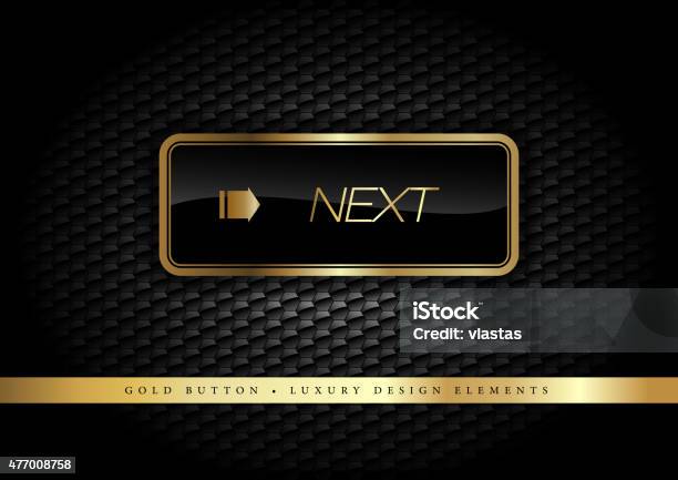 Gold Button Stock Illustration - Download Image Now - Push Button, Gold - Metal, Gold Colored