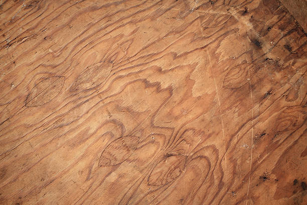 istock Rough wooden board with curve texture 477010473