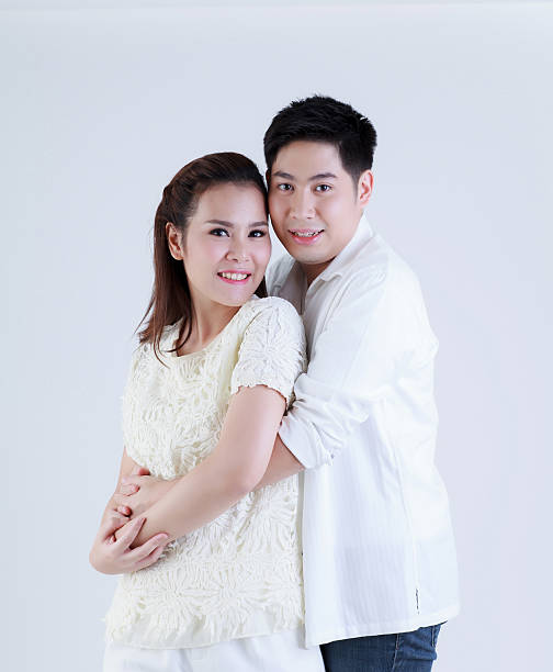 istock Thai couple family smiling with happily 477011124