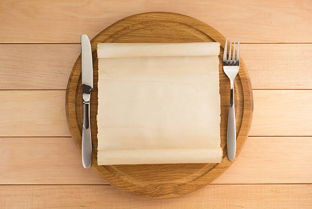 istock kitchen utensils at cutting board on wood 477019828
