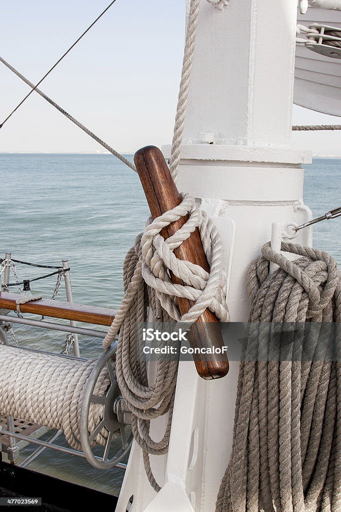 Corda de navio - Foto de stock de Atracado royalty-free