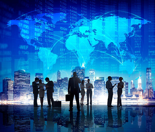 istock Business People Silhouette Working Conference Urban Scene Concep 477025872