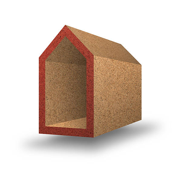 istock Energy Efficiency - Concept image with colored houses in corck 477027742