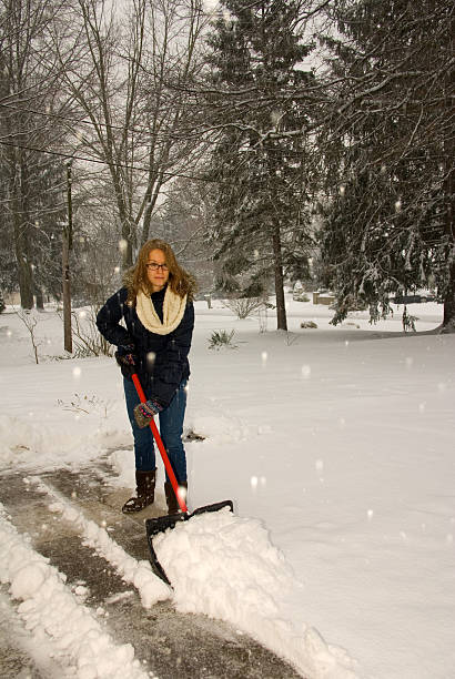 istock Shoveling Snow Like a Plow 477033218