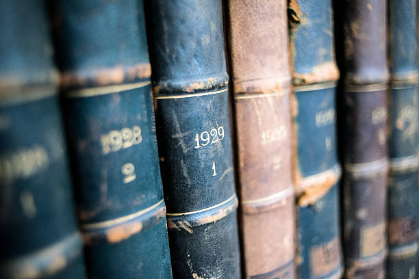 istock Antique engineering books on shelf 477037212