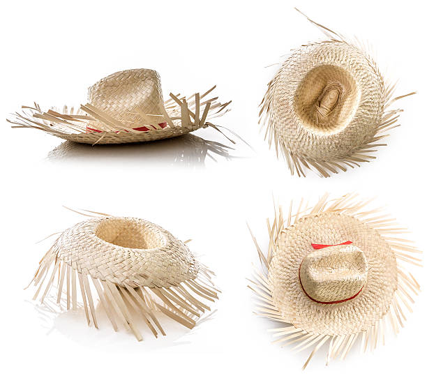 istock Brazilian Straw Hat on the table (Festa Junina Theme) 477037440