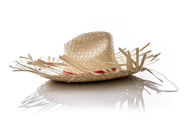 Brazilian Straw Hat on the table (Festa Junina Theme) Brazilian Straw Hat on the table (Festa Junina Theme) northeastern brazil stock pictures, royalty-free photos & images