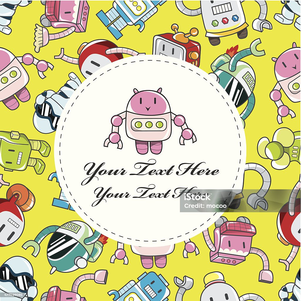 Robotics Card Robot Card Stock Illustration - Download Image Now - Celebration, Child ...