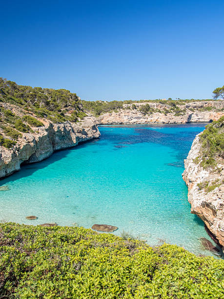 Calo des Moro - Best beach in Mallorca stock photo