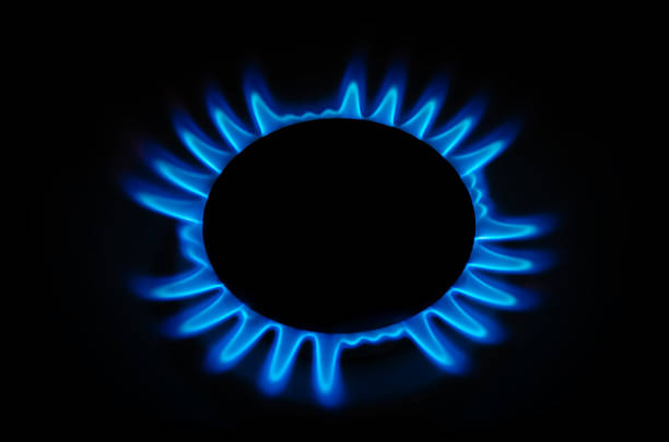 istock Gas burner on the stove. 477051609