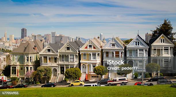 San Francisco Skyline Stock Photo - Download Image Now - Aerial View, Architecture, Building Exterior