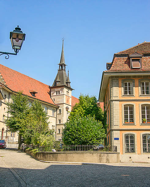 istock Lausanne Town Hall (Hotel de Ville) in summertime 477062500