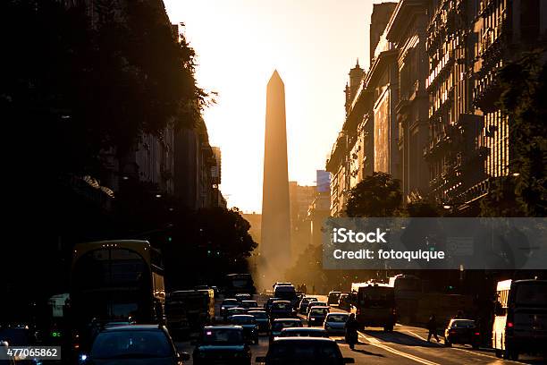 El Obelisco Buenos Aires Argentinien Stockfoto und mehr Bilder von Buenos Aires - Buenos Aires, Obelisk von Buenos Aires, 2015