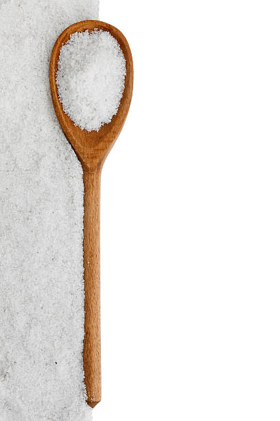 istock wooden spoon with salt 477065963