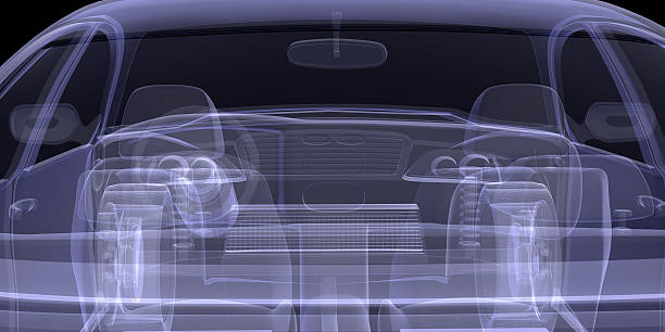 istock X-ray of car model 477068066