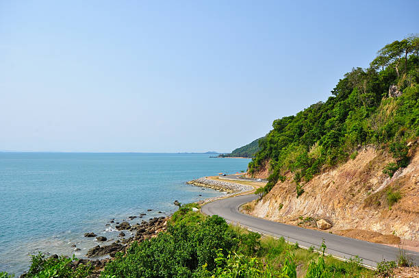 istock Winding road by the sea in Thailand 477069949