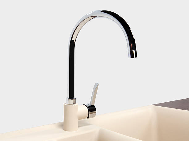 istock Water tap and sink in a modern kitchen 477069977