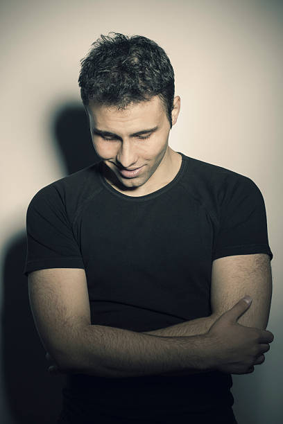istock Studio portrait of a young caucasian man 477070017