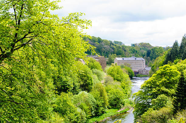 lanark novo património mundial, escócia - lanarkshire imagens e fotografias de stock