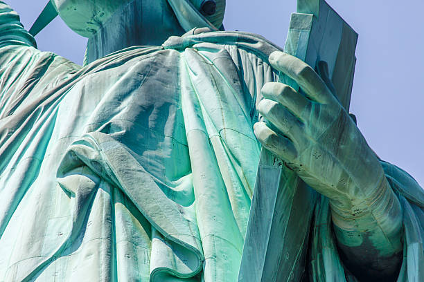 istock Statue of Liberty hand and tablet 477073956