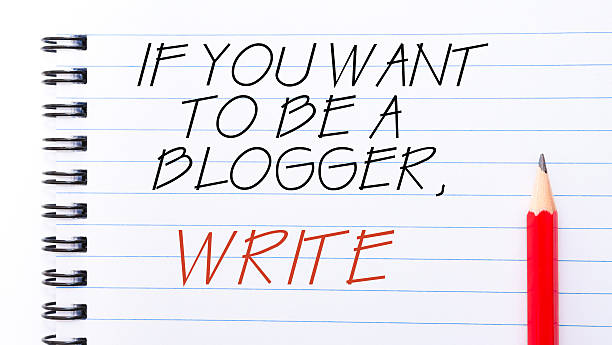 istock If You Want To Be a Blogger, Write 477074018