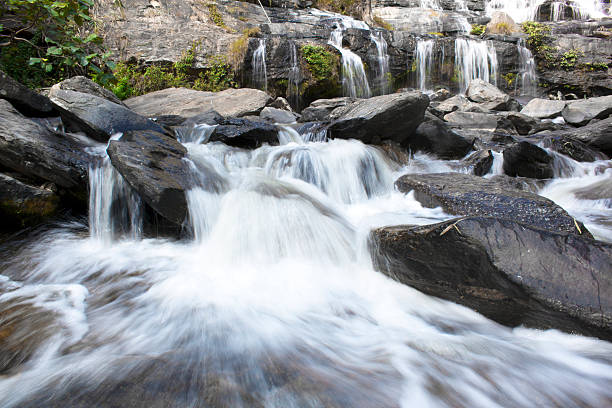 istock Thai national park waterfall, long exposure 477075397