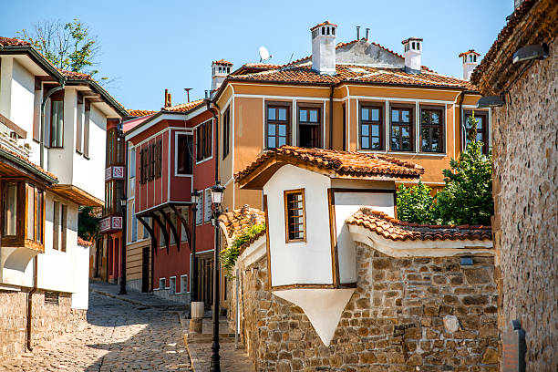 istock Old city street view in Plovdiv 477077644