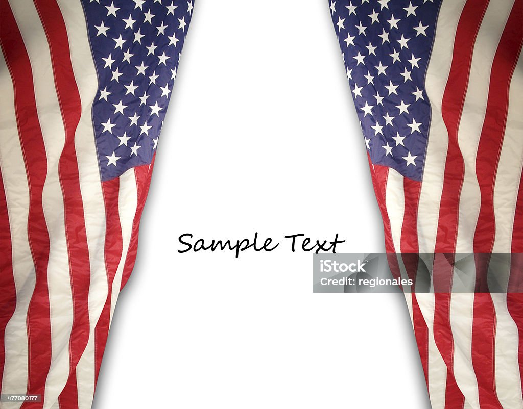 Bandeira dos Estados Unidos da América - Royalty-free As Américas Foto de stock