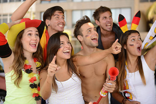 istock Sport soccer fans celebrating victory. 477084787