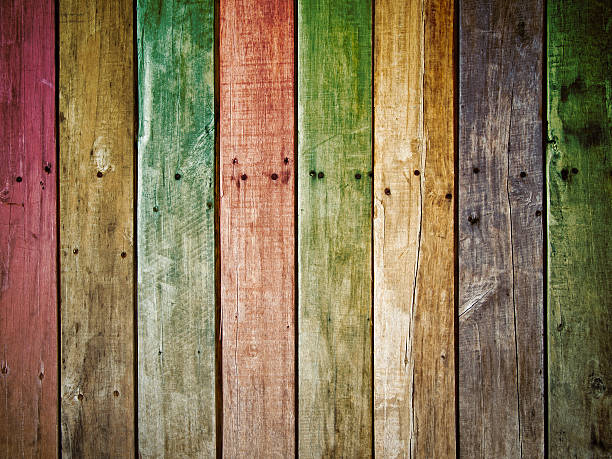 Paneles de madera grunge viejo - foto de stock