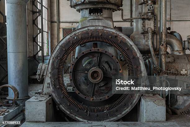 Kompressor Maschine Stillgelegte Mine Stockfoto und mehr Bilder von Abgerissen - Abgerissen, Abwesenheit, Alt