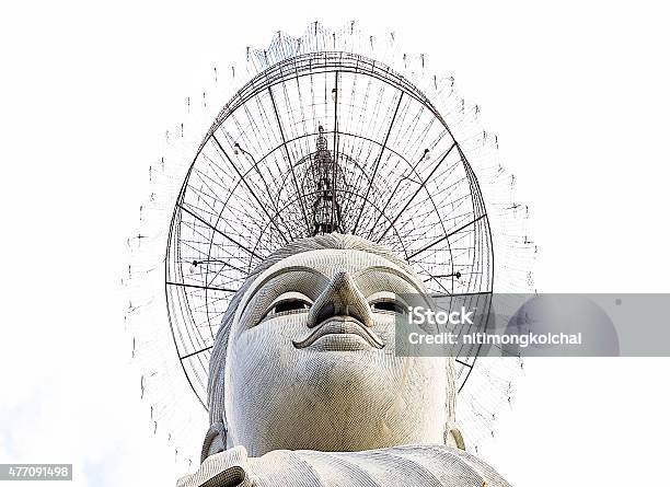 Close Up Of Big Buddha Statue Wat Nong Hoi Temple Stock Photo - Download Image Now - 2015, Architecture, Asia