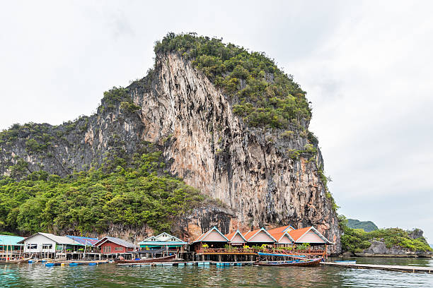 istock Koh Panyee or Punyi island village is floating 477093478