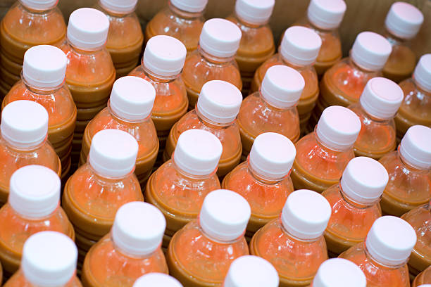 istock Many bottles of milk tea 477093803