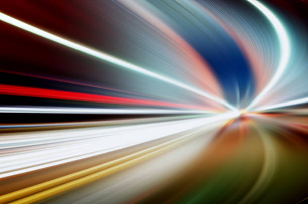 istock car on the road with motion blur background. 477100814
