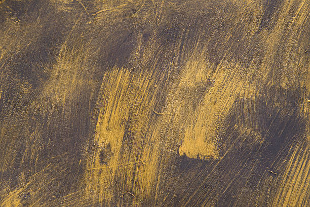 istock Painted Gold on metal texture for background 477100942