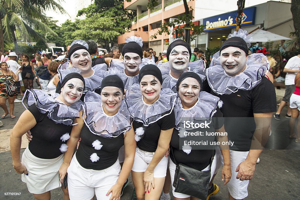 Street Karneval in Rio - Lizenzfrei Allegorie Stock-Foto