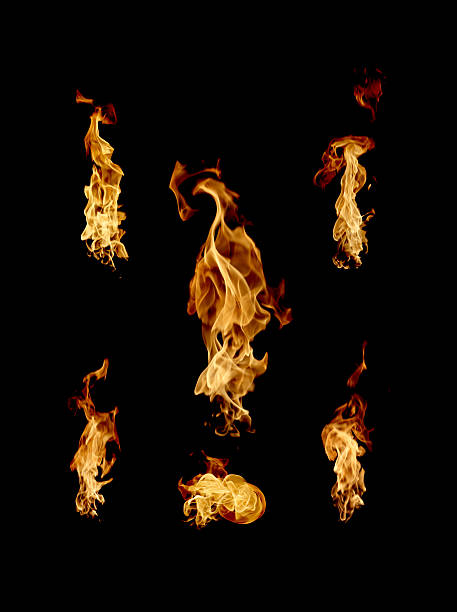 燃える火コレクション - sparks ストックフォトと画像